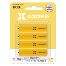 Ladda bilden i Gallery viewer, 【XN-serien R Uppladdningsbart AA NiMH-batteri med hög kapacitet (4-pack)