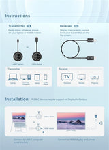 Load image into Gallery viewer, OXOPO AirLink Wireless Display Kit_HDMI to HDMI
